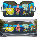 SpongeBob SquarePants x Patrick Star x Squidward Tentacles Car Auto Sunshades
