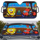 SpongeBob SquarePants x Plankton x Mr. Krabs Car Auto Sunshades