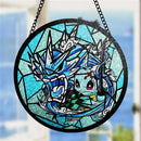 Squirtle Giyu Pokemon Stained Glass Suncatcher