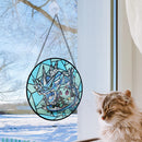 Squirtle Giyu Pokemon Stained Glass Suncatcher