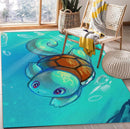 Squirtle Pokemon Rectangular Area Rug