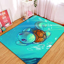 Squirtle Pokemon Rectangular Area Rug