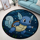 Wartortle Pokemon Round Rug