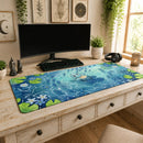 Squirtle Floating Watercolor Desk Mat
