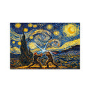 Star Wars Fight Under Starry Night Jigsaw Puzzle