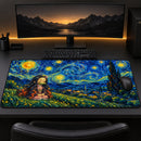 Starry Night Demon Slayer Nezuko Desk Mat