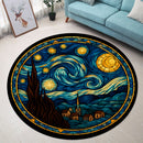 Starry Night Round Rug