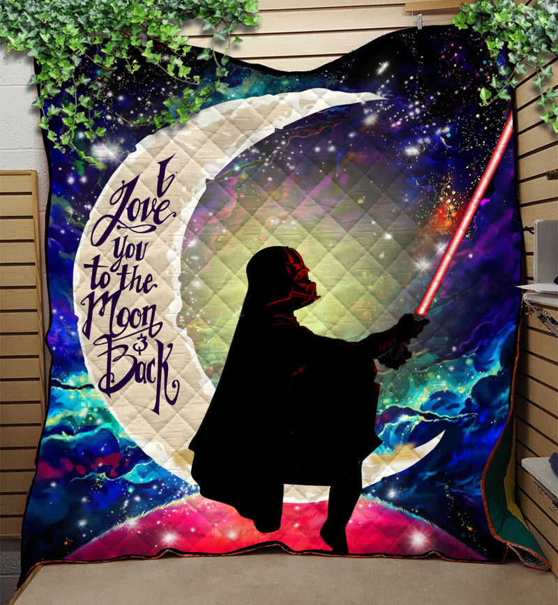 Star War Love You To The Moon Galaxy Quilt Blanket Nearkii