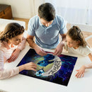 Stitch Love You To The Moon Galaxy Jigsaw Puzzle