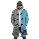 Stitch WB AOP Hooded Fleece Cloak Coat