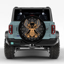 Mandala Meditating Stitch Yoga Jeep Car Spare Tire Cover