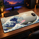 Stitch The Great Wave Japan Desk Mat
