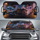 Stitch and Angel Car Auto Sunshades