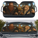 Stoick the Vast x Astrid Hofferson x Gobber the Belch How to Train Your Dragon Custom Car Windshield Sunshades