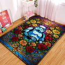 Stormtrooper Rose Stained Glass Rectangular Area Rug