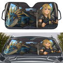 Stormfly x Astrid Hofferson How to Train Your Dragon Car Auto Sunshades
