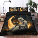 Stormtrooper Reading On A Crescent Moon Bedding Set