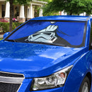 Stormtrooper Peek Under The Blanket Blue Car Auto Sunshades