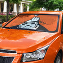 Stormtrooper Peek Under The Blanket Orange Car Auto Sunshades