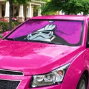 Stormtrooper Peek Under The Blanket Pink Car Auto Sunshades