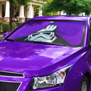 Stormtrooper Peek Under The Blanket Purple Car Auto Sunshades