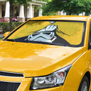 Stormtrooper Peek Under The Blanket Yellow Car Auto Sunshades