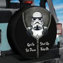 Stormtrooper From Star Wars Zip Get In Shit Down Shut Up Hold On Car Spare Tire Cover