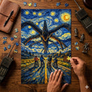 Stranger Things Series Starry Night Jigsaw Puzzle