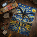 Stranger Things Series Starry Night Rectangular Area Rug