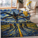 Stranger Things Series Starry Night Rectangular Area Rug