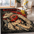 Studio Ghibli Princess Mononoke Rectangular Area Rug