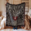 Studio Ghibli-Inspired Forest Woven Throw Blanket