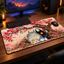 Studio Ghibli Characters Cherry Blossom Desk Mat