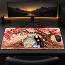 Studio Ghibli Characters Cherry Blossom Desk Mat