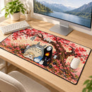 Studio Ghibli Characters Cherry Blossom Desk Mat