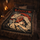 Studio Ghibli Princess Mononoke Woven Throw Blanket