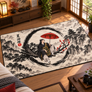 Suguru Geto Jujutsu Kaisen Japan Ink Style Rectangular Area Rug