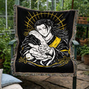 Suguru Geto from  Anime Series Jujutsu Kaisen Woven Throw Blanket