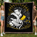 Suguru Geto from  Anime Series Jujutsu Kaisen Woven Throw Blanket