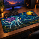 Suicune Pokemon Starry Night Desk Mat