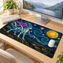 Suicune Pokemon Starry Night Desk Mat