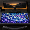 Suicune Water Pokemon Starry Night Desk Mat
