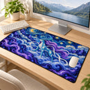 Suicune Water Pokemon Starry Night Desk Mat