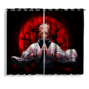 Sukuna Jujutsu Kaisen Moonlight Window Curtain