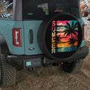 Summer Beach Car Spare Tire Cover