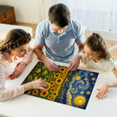 Sunflower Starry Night Jigsaw Puzzle