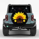 Sunflower Jeep Car Spare Tire Cover