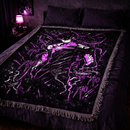Sung Jin-woo Anime Solo Leveling Woven Throw Blanket