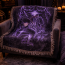Shadow Monarch Solo Leveling Woven Throw Blanket