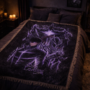 Shadow Monarch Solo Leveling Woven Throw Blanket